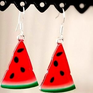 Watermelon earrings